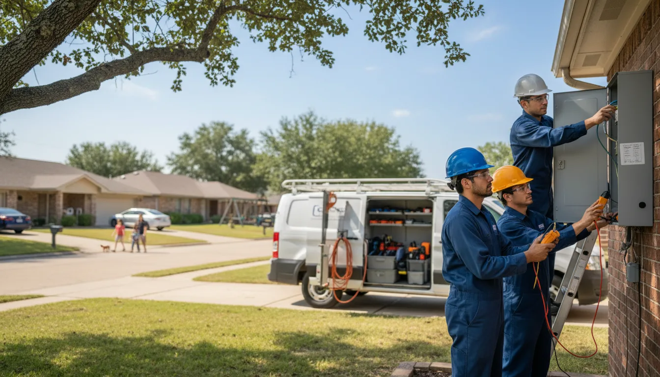 Certified electrician providing emergency electrical services in Hampshire, TN